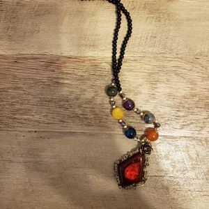 Sweater necklace/ pendulum